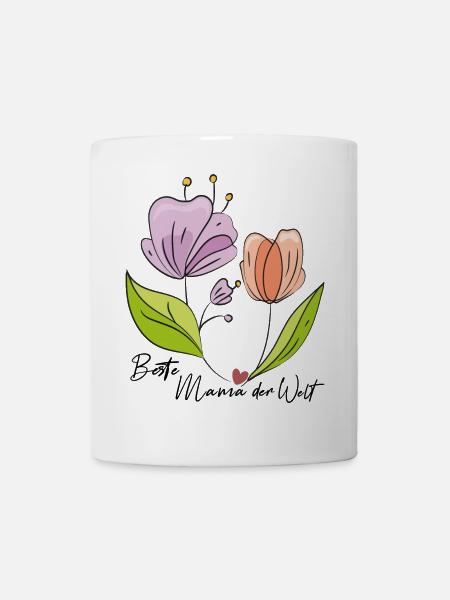 beste Mama der Welt - Tasse - Weiß