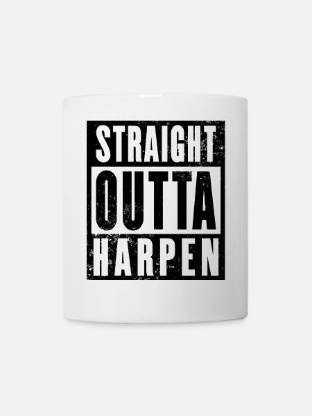 Straight outta Bochum Harpen Ruhrpott Ruhrgebiet - Tasse - Weiß
