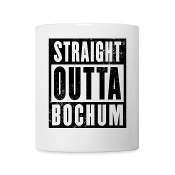 Straight outta Bochum Ruhrpott Ruhrgebiet - Tasse - Weiß - Vorne