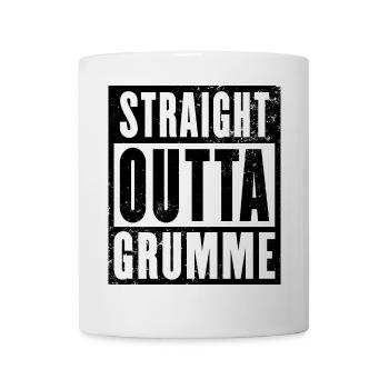 Straight outta Bochum Grumme Ruhrpott Ruhrgebiet - Tasse - Weiß - Vorne