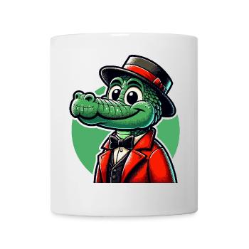 Crocodile Russe en Russe Crocodiles Russes - Mug blanc - blanc - Devant