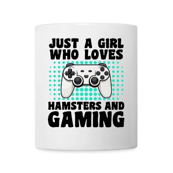 Gamer and Hamsters: Video Games and Little Companions - Mug - white - Front