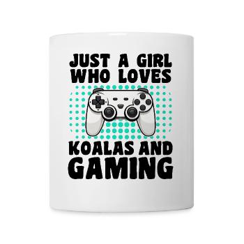 Gamer & Koalas Video Games & Furry Companions - Mug - white - Front