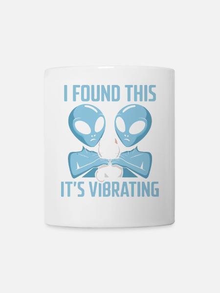 Alien Cat Discovery - Mug - white