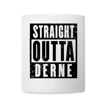 Derne, Ruhrgebiet, Ruhrpott, echter Derner - Tasse - Weiß - Vorne