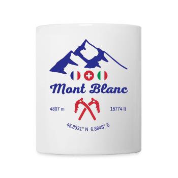Mont Blanc Alps Highest Mountain - Mug - white - Front