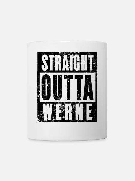 Werne, Ruhrgebiet, Ruhrpott, Bochum Werne - Tasse - Weiß