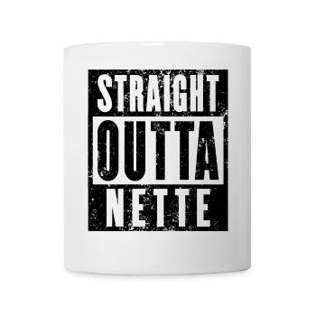 Nette, Ruhrgebiet, Ruhrpott, Dortmund Nette - Tasse - Weiß - Vorne