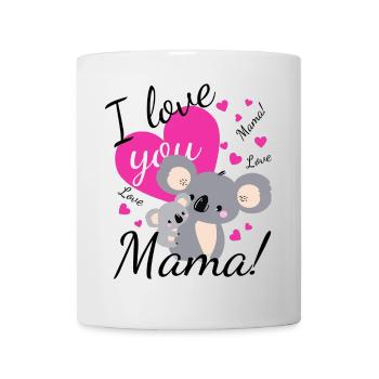 Sweet koala love for mom - Mug - white - Front