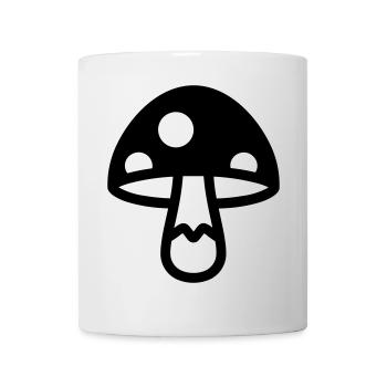 Pilz - Tasse - Weiß - Vorne