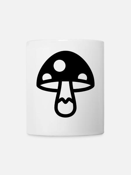 Pilz - Tasse - Weiß