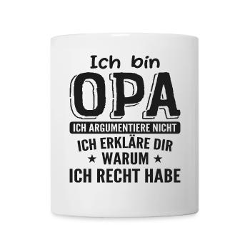 Opas Opa Opas Geschenk - Tasse - Weiß - Vorne