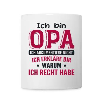 Opas Opa Opas Geschenk - Tasse - Weiß - Vorne
