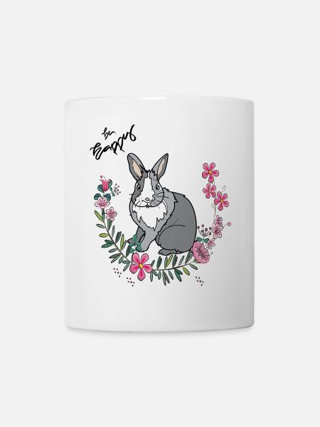 Be Happy Ostern - Tasse - Weiß