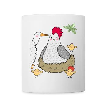 Bauernhof - Tasse - Weiß - Vorne