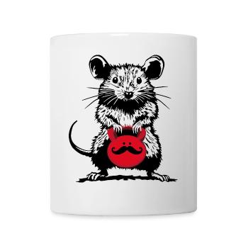 Mister Kettlebell - Street Art meets Muskelpower - Tasse - Weiß - Vorne
