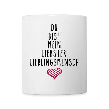 Tu es ma personne préférée - je t’aime - Mug blanc - blanc - Devant