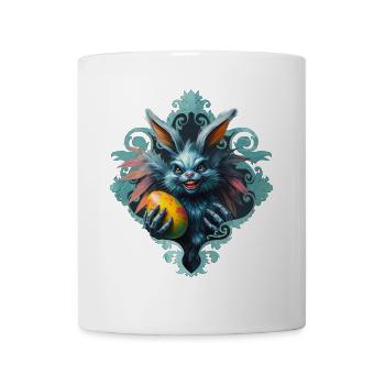 L’effrayant lapin de Pâques, - Mug blanc - blanc - Devant