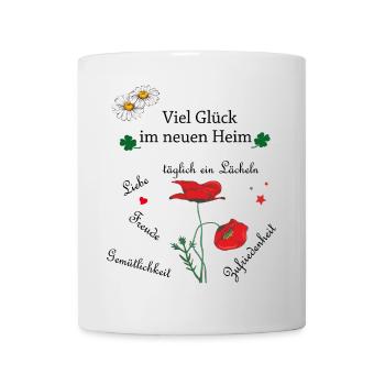 Good luck in your new home - Mug - white - Front