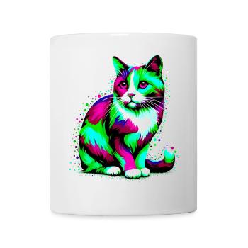 Chat - Mug blanc - blanc - Devant