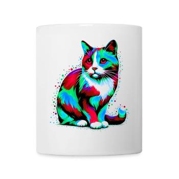 Chat - Mug blanc - blanc - Devant