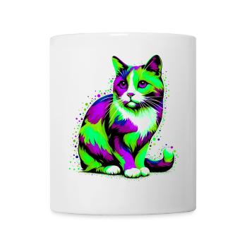 Chat - Mug blanc - blanc - Devant