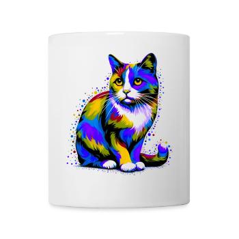 Chat - Mug blanc - blanc - Devant