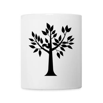 arbre - Mug blanc - blanc - Devant