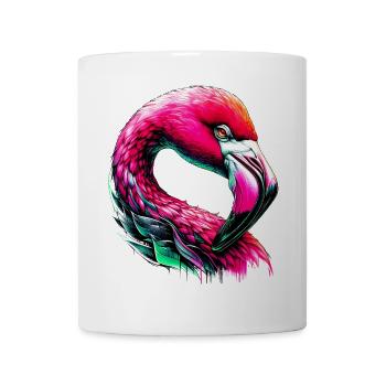 Flamingo - Tasse - Weiß - Vorne