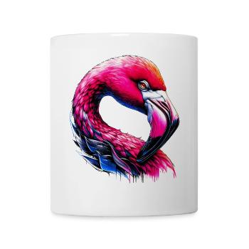 Flamingo - Tasse - Weiß - Vorne