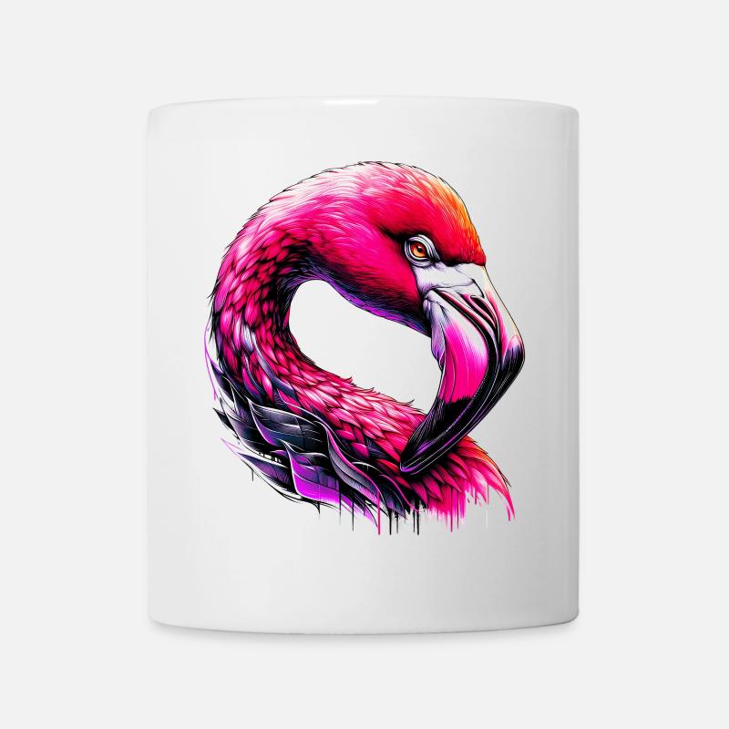 Flamant - Mug blanc - blanc