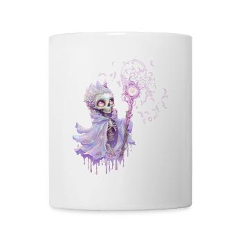Mélodies magiques du mignon squelette. - Mug blanc - blanc - Devant