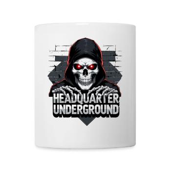 Gangster Skull - Tasse - Weiß - Vorne