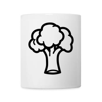 Brokkoli - Tasse - Weiß - Vorne