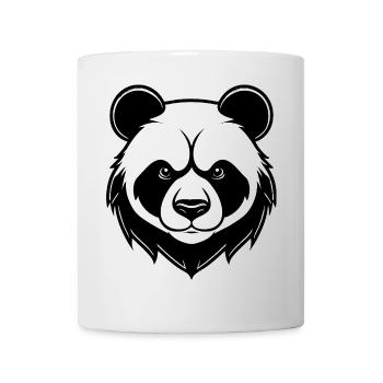 Berühmter Panda Porträt in Schwarz-Weiß - Tasse - Weiß - Vorne