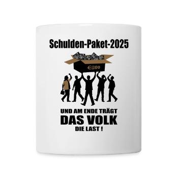 Debt package 2025 - Mug - white - Front