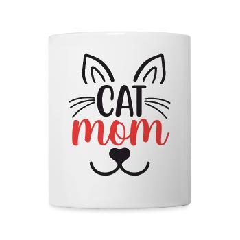 Maman chat - Mug blanc - blanc - Devant