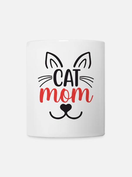 Katzen-Mama - Tasse - Weiß