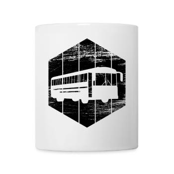 Bus - Tasse - Weiß - Vorne
