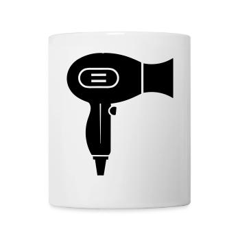 Hair dryer - Mug - white - Front