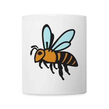 Abeille - Mug blanc - blanc - Devant