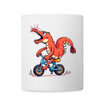 Colorful Cycling Shrimp - Mug - white - Front