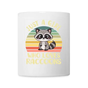 Raton laveur - Mug blanc - blanc - Devant