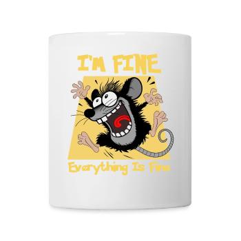 Hectic mouse - Mug - white - Front