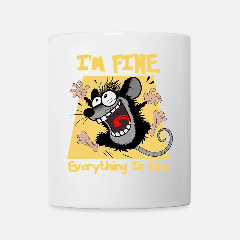 Hectic mouse - Mug - white