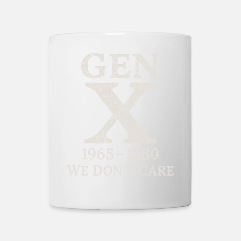 Generation X - We don't care - Tasse - Weiß
