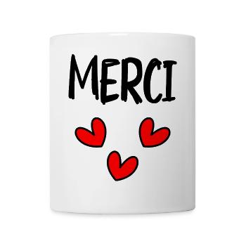 THANK YOU. THANKS. THANK YOU. ANNIVERSARY. BIRTH. - Mug - white - Front