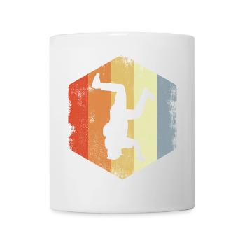 Breakdancer Vintage Look - Mug blanc - blanc - Devant
