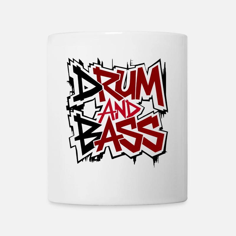 Drum and bass - Tasse - Weiß
