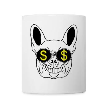 Dog on holiday - Mug - white - Front